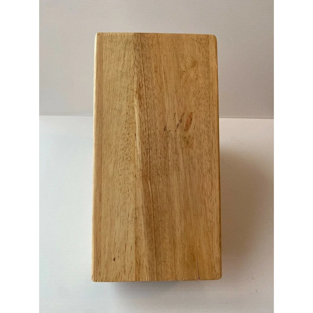 J.A. Henckels Zwilling Kitchen Knife Storage 19 Slot Hardwood Natural Wood Block
